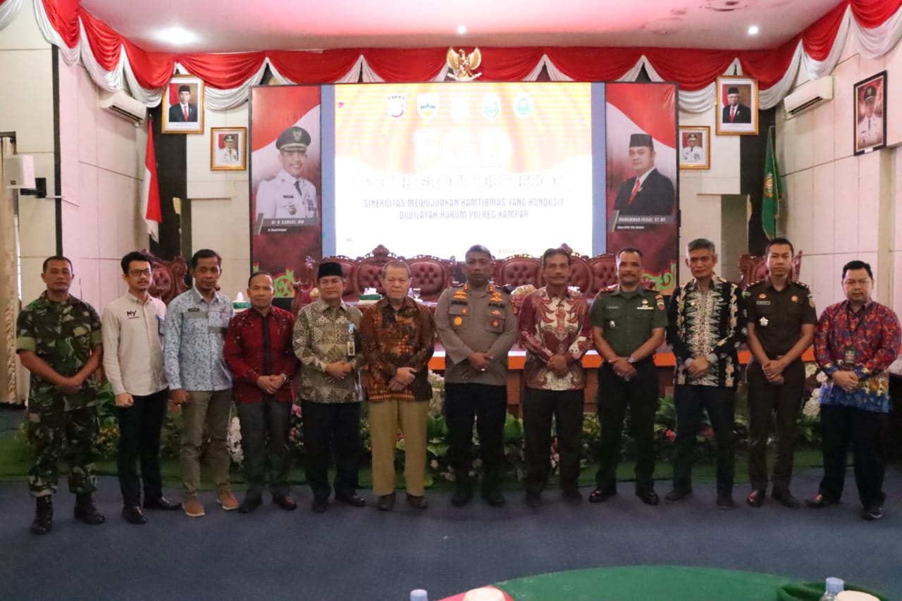 Hadirkan Narasumber dan Ahli, Polres Kampar Gelar FGD Bahas Kenaikan Harga BBM