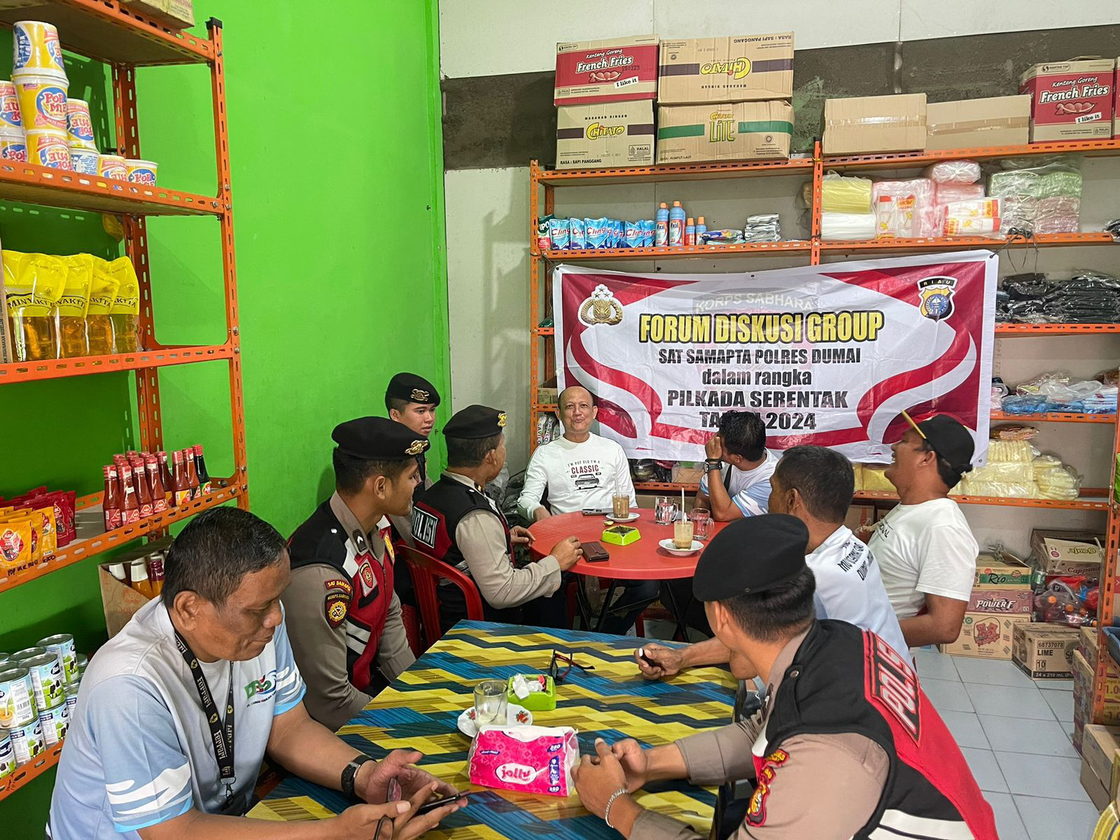 Sat Samapta Polres Dumai Laksanakan Kegiatan Cooling System Dalam Rangka OMP Lancang Kuning