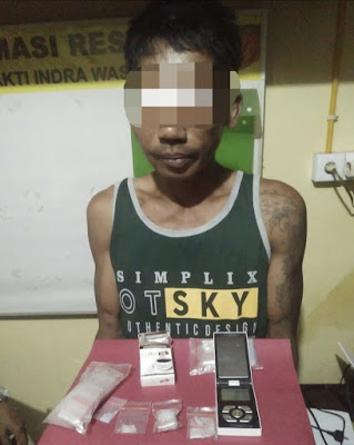 Miliki Narkoba Kuli Bangunan Diamankan Polisi