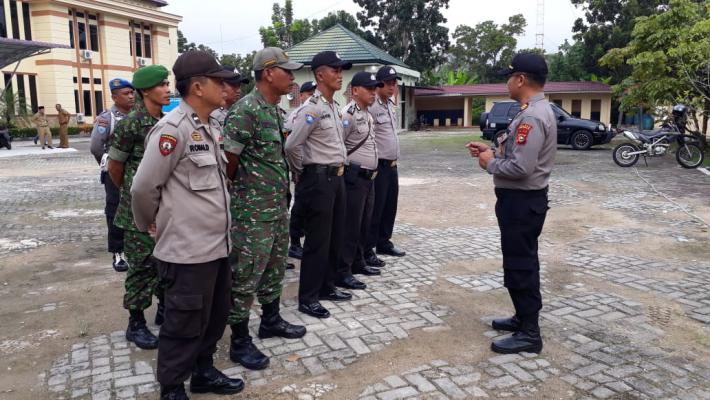 Amankan Pleno Kecamatan, Kapolres Bengkalis : Ini Merupakan Tanggung Jawab Polri