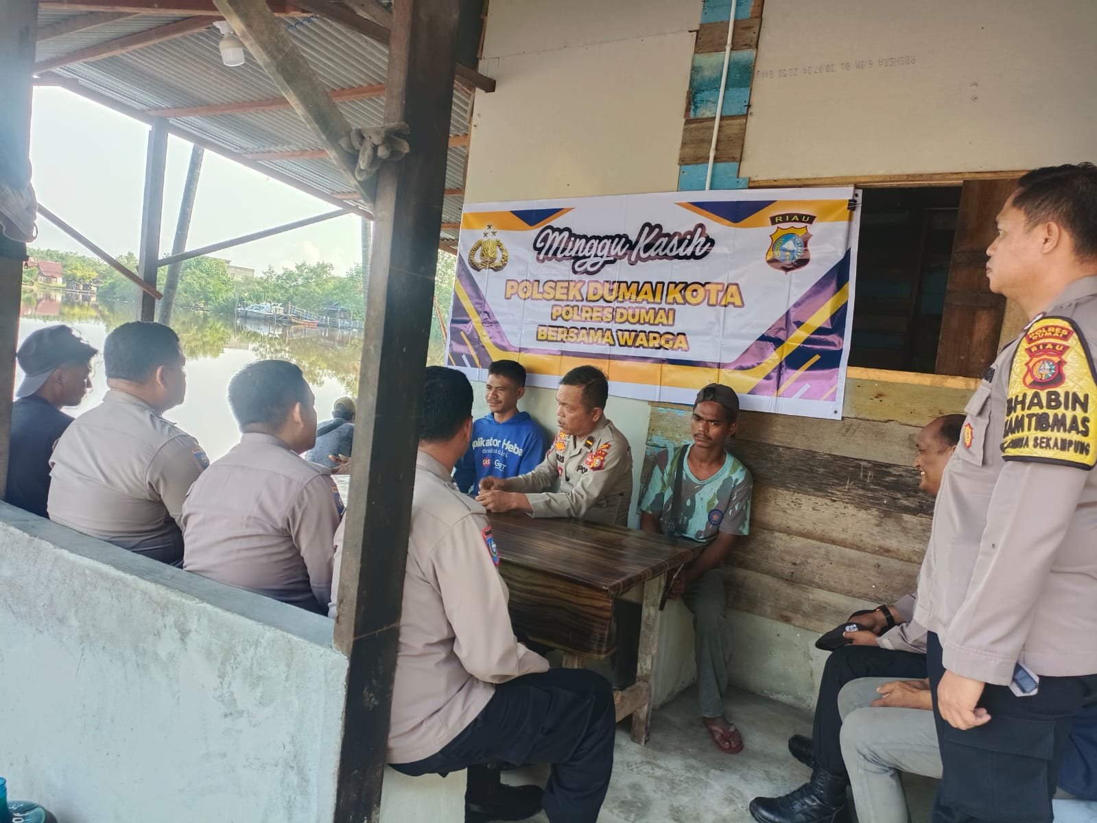 Giat Minggu Kasih Digelar Polsek Dumai Kota Bersama Kanit Binmas