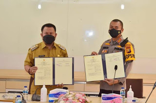 Selamatkan Aset Daerah, Pemda Kampar dan Polres Lakukan MOU