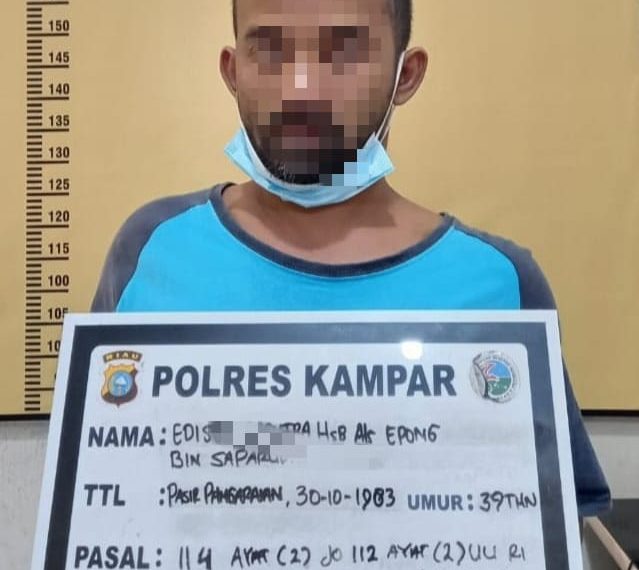 Kerjasama Sipir Lapas dan Resnarkoba Polres Kampar, Ungkap Pengiriman Shabu Kepada Napi