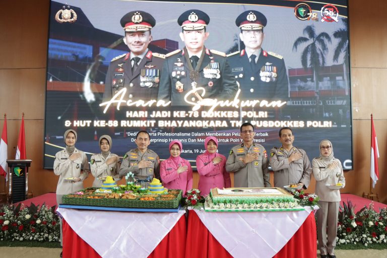 Dokkes Polri dan Rumkit Tk.I Gelar Syukuran Hari Jadi, Komitmen Tingkatkan Layanan Kesehatan