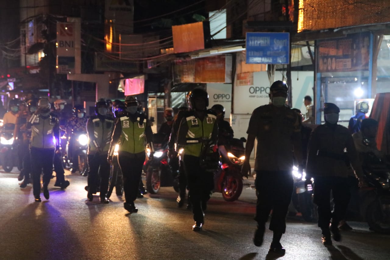 Mencegah Virus Covid-19 di Inhil, Tim Gabungan Laksanakan Patroli