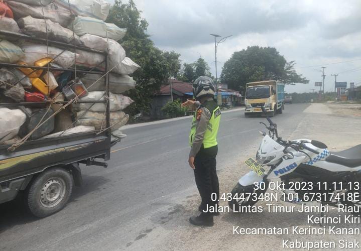 Kegiatan Preventif Patroli dan Pengaturan Lalu Lintas Polsek Bandar Sei Kijang