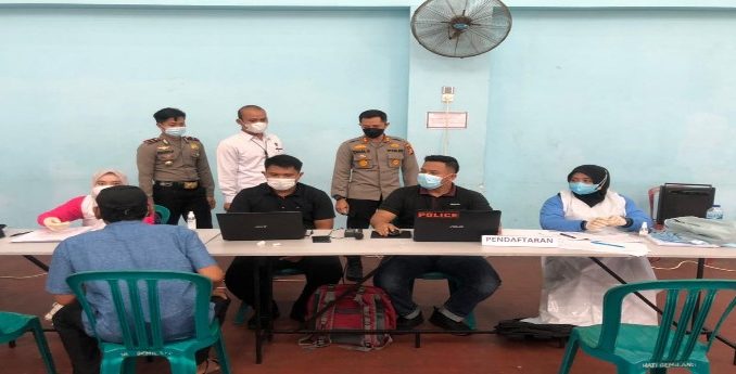 Hari Ini 1298 Orang Warga Inhil Mendapatkan Vaksinasi Gratis