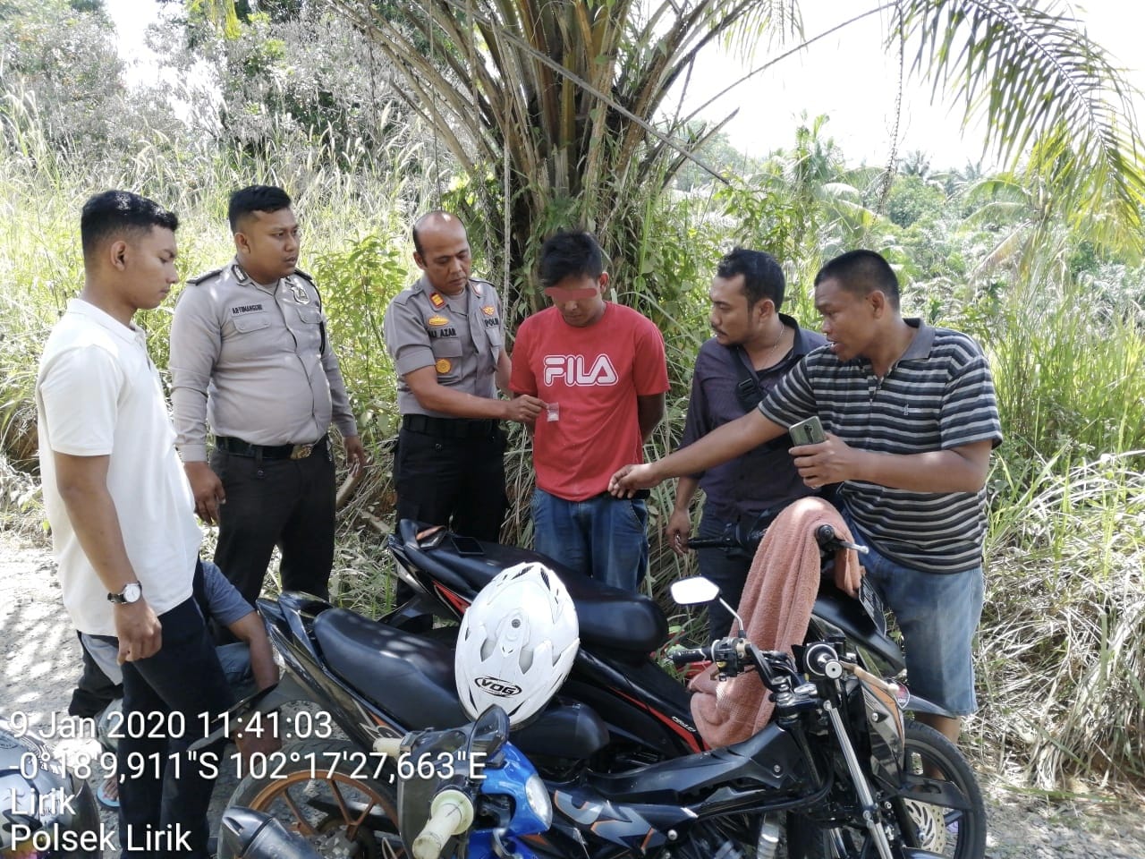 Polsek Lirik Amankan Seorang Pria Dengan Barang Bukti Beberapa Paket Shabu