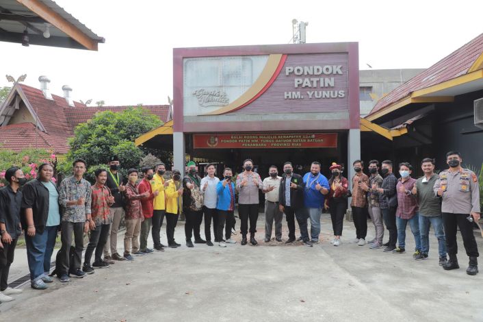 Kapolda Riau Silaturrahmi bersama OKP dan BEM se-Riau