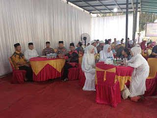 Safari Ramadhan, Kapolres Pelalawan Kunjungi Mako Polsek Kerumutan 