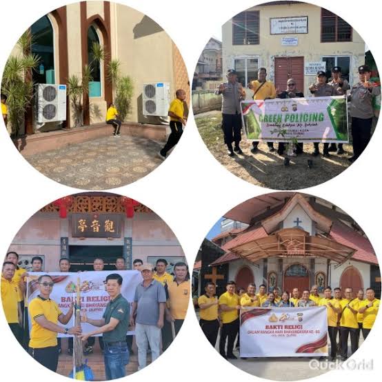 Sambut Hari Bhayangkara ke-80, Polres Dumai Gelar Bakti Religi di Sejumlah Rumah Ibadah