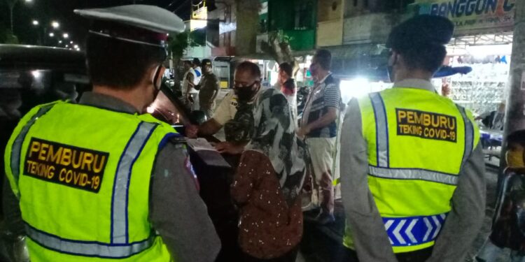 Satgas Pemburu Teking Covid-19 Kab. Kampar Terus Tertibkan Para Pelanggar Protokol Kesehatan