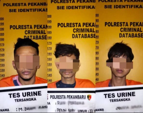 Komplotan Jambret di Pekanbaru Ditangkap, 1 Orang Terpaksa Ditembak