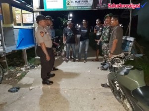 Patroli Sinergitas TNI-Polri Di Reteh