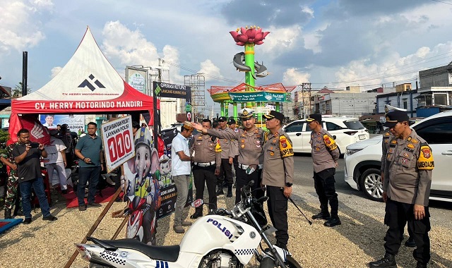 Layani Pemudik, Satlantas Polres Inhu Sediakan Bengkel Gratis di Pos Pelayanan