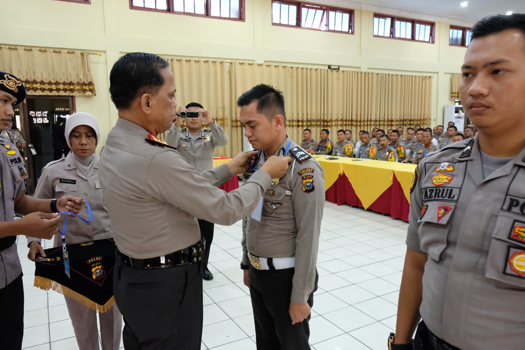 Kapolda Riau Buka Latihan Pra Operasi Muara Takus 2018