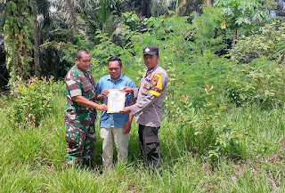 Polsek Pangkalan Lesung Bersama TNI Patroli Antisipasi Karhutla, Cegah Kebakaran