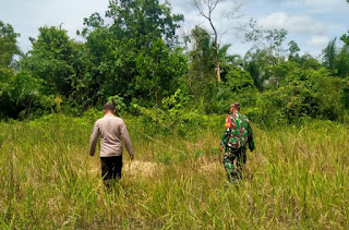 TNI-Polri Cegah Karhutla di Bunut dan Jaga Kamtibmas Jelang Pilkada 2024 