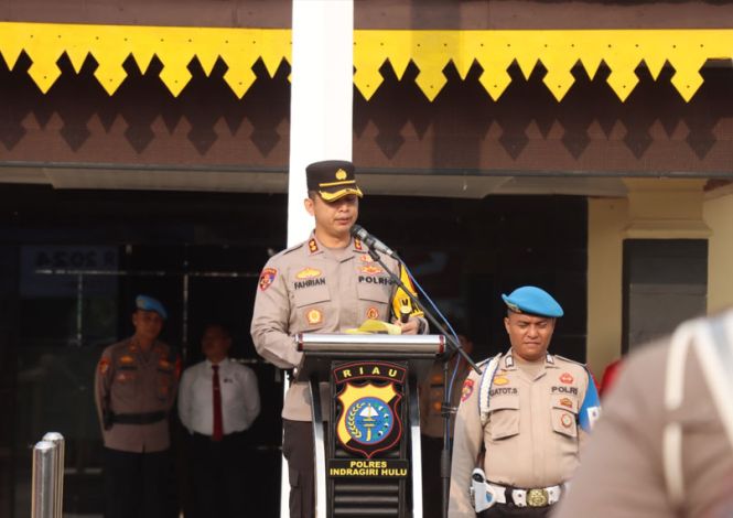 Pimpin Upacara Kenaikan Pangkat Wakapolsek, Kapolres Ingatkan Netralitas Pilkada 2024