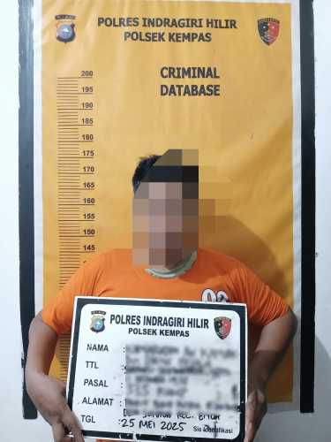 Ancam Penjual dengan Badik, Pria Ini Diamankan Polres Inhil