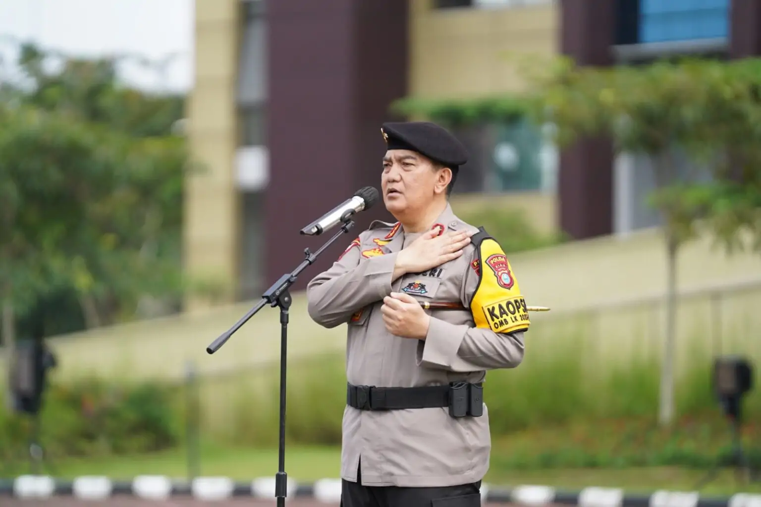 Apel Penerimaan Personel BKO Pasca PAM TPS Pemilu 2024, Kapolda Riau Apresiasi Dedikasi Personel