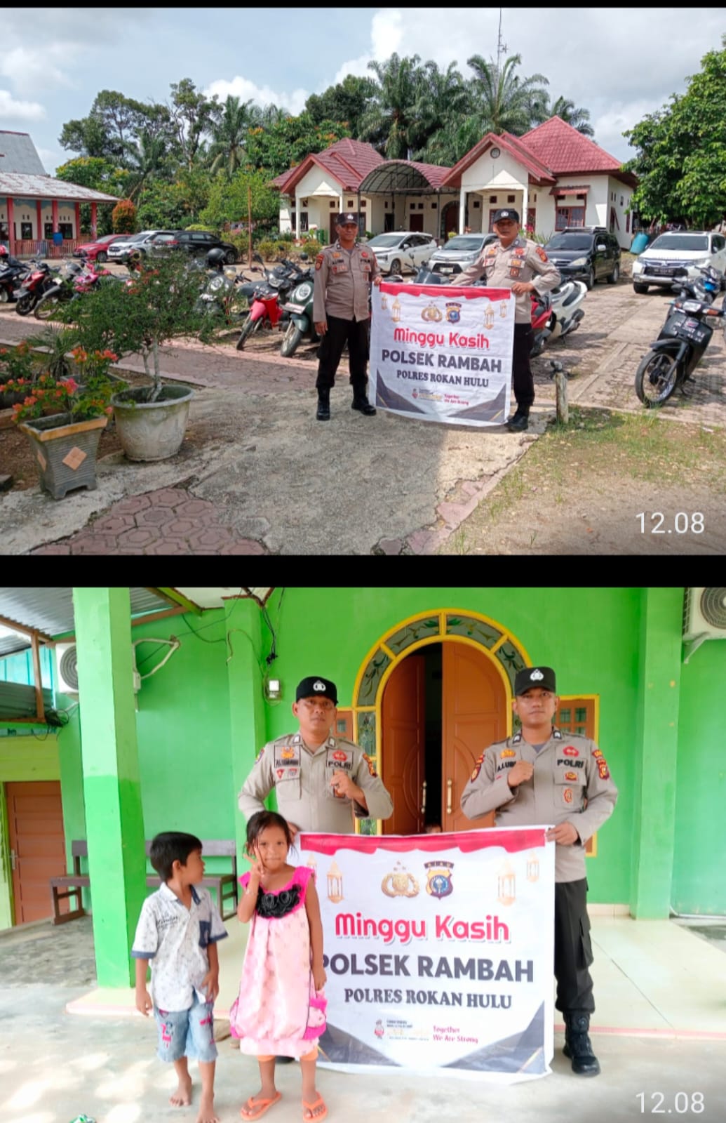 Program Minggu Kasih Personil Polsek Rambah, Ini Penjelasan Kapolsek