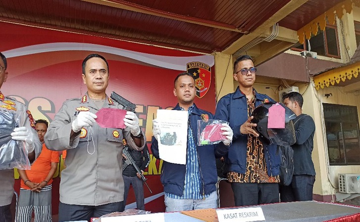 Akhirnya Pelaku Perampokan BRILink Bersenpi Berhasil Dibekuk Polisi