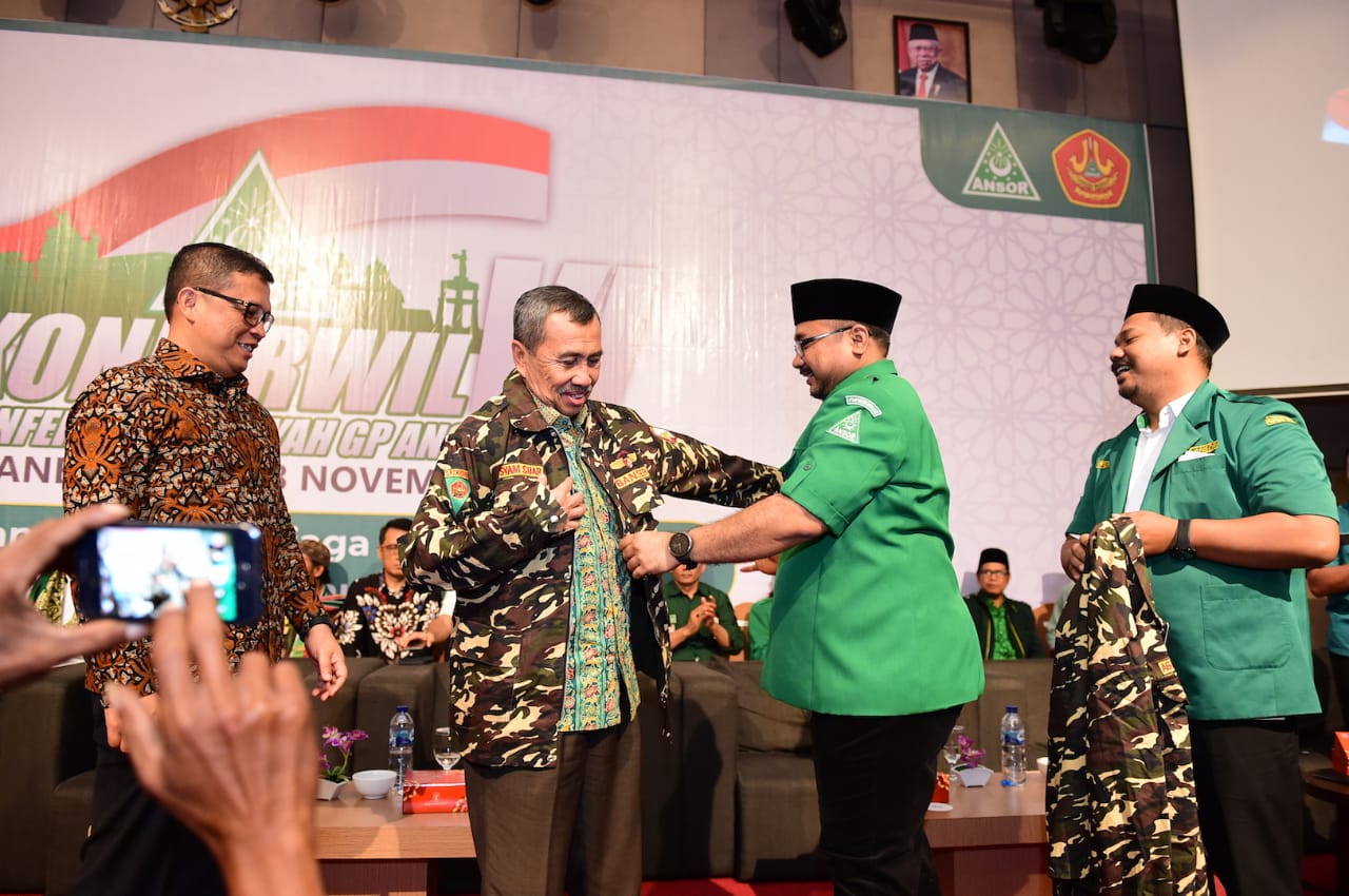 Kapolda Riau Ajak Para Kader Banser di Riau Perangi Narkoba
