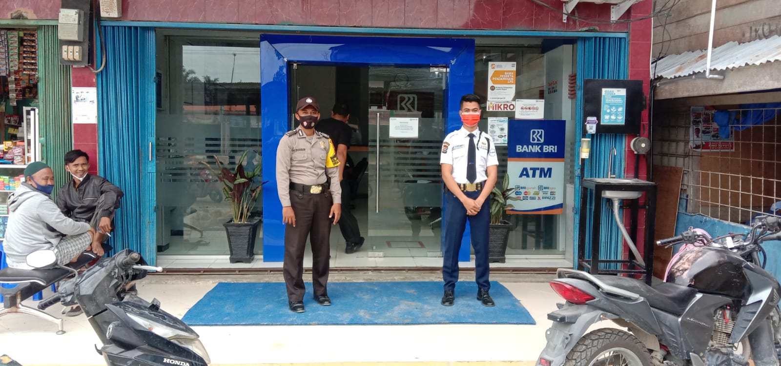 Polsek Langgam Antisipasi Terjadinya Aksi C3 dan Sosialisasikan Prokes dengan Patroli