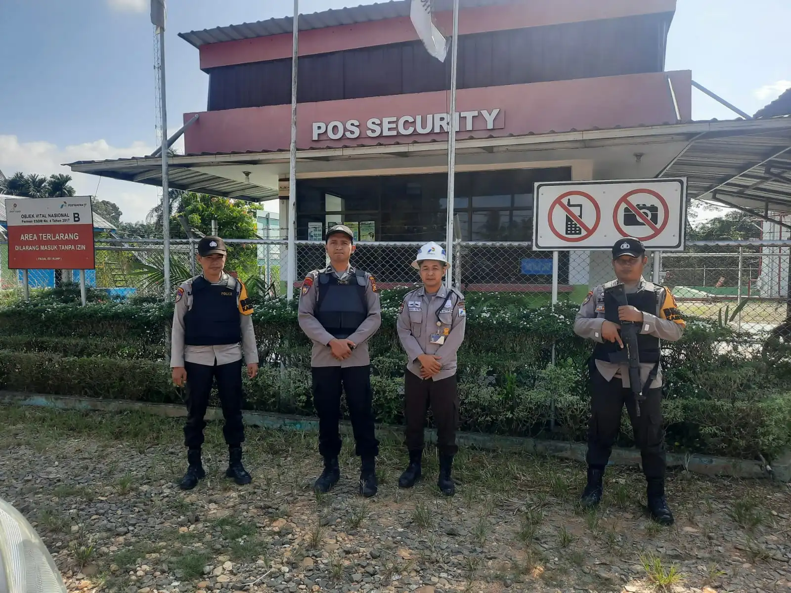 Patroli Hingga Malam Hari, Polsek Ukui Sasar Objek Vital Perbankan Antisipasi Kejahatan C3