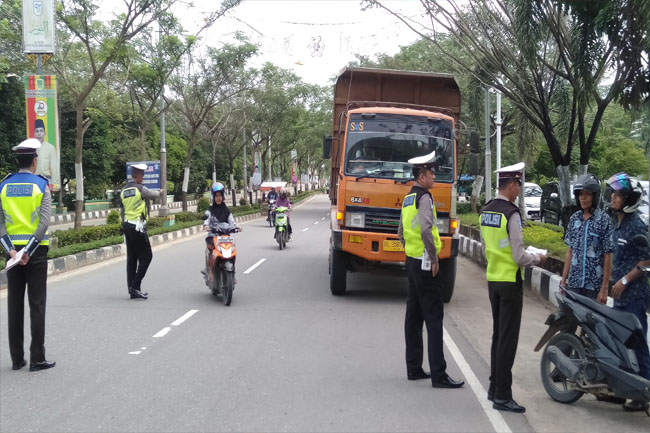 Dalam Sepakan Terakhir Satlantas Polres Rohul Razia Di KTL