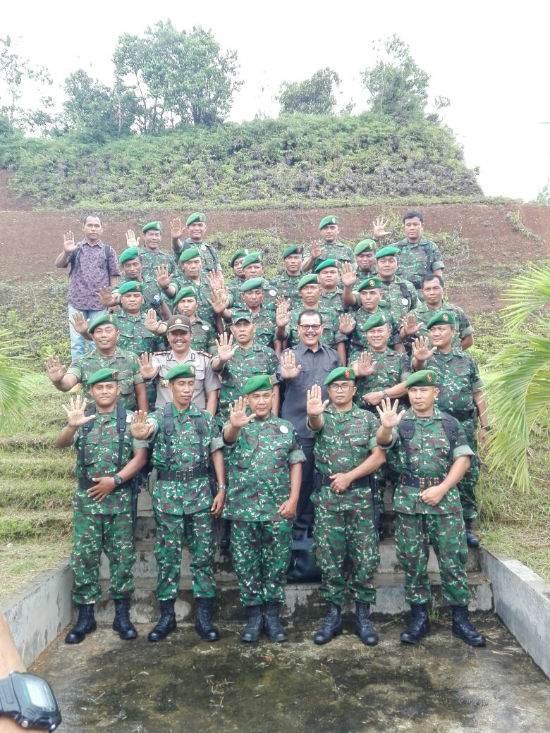 Sat reskrim Narkoba Polres Kuansing Sosialisasi Di Makoramil 02 Tentang Pencegahan Narkoba