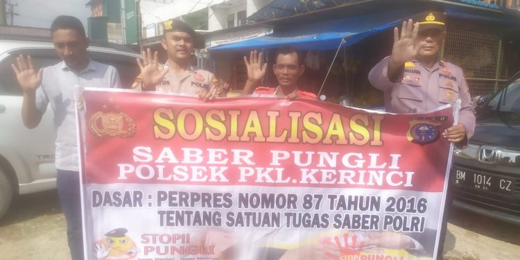 Untuk Antisipasi Pugli, Polsek Pangkalan Kerinci Lakukan Sosialisasi