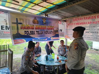 Minggu Kasih Harmoni, Polisi Teluk Meranti Terima Keluhan Warga 