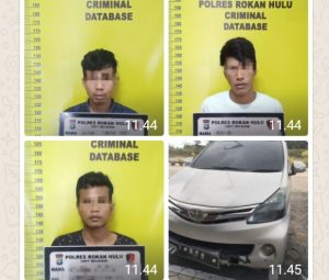 Polres Rohul, Jemput Tiga Pelaku Curanmor Di Rumahnya Masing-masing