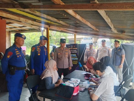 Polres Dumai Hadir di Pesisir Jalan Bahtera Lewat Program JALUR