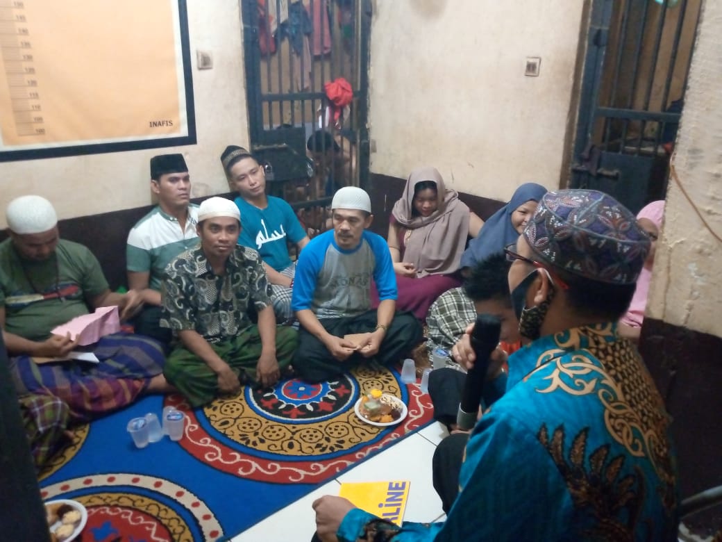 Undang Dai, Polres Inhil Gelar Binrohtal Para Tahanan