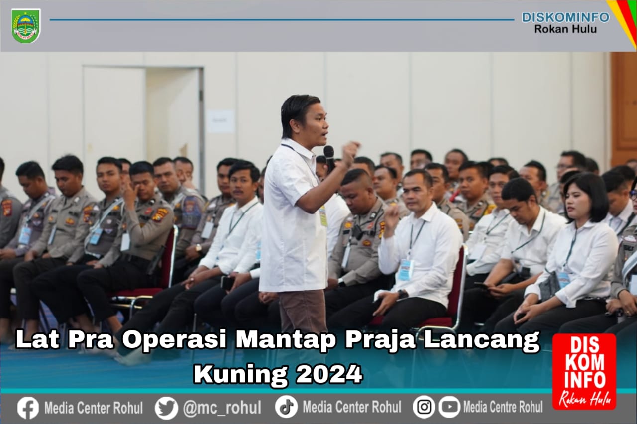 Sebagai Langkah Pengamanan Pilkada 2024,Polres Rohul Gelar Latihan Pra Operasi Mantap Praja Lancang Kuning