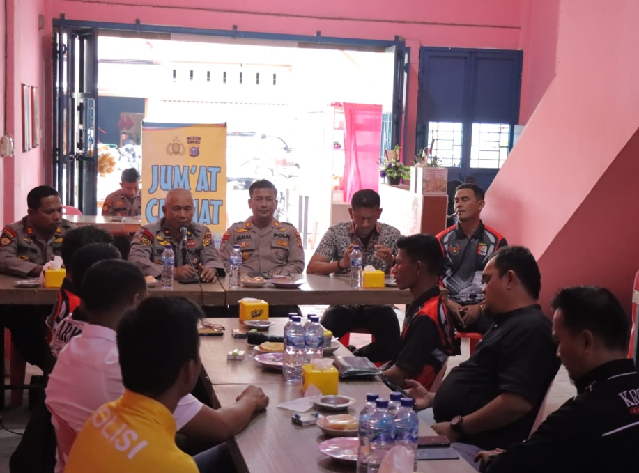 Jum'at Curhat Bersama ARM Shooting Club, Polres Meranti Ajak Anak Daerah Daftar Polri