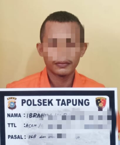 Ancam Orang Pakai Senjata Api Mainan, Pelaku Dilaporkan dan Diamankan Polsek Tapung