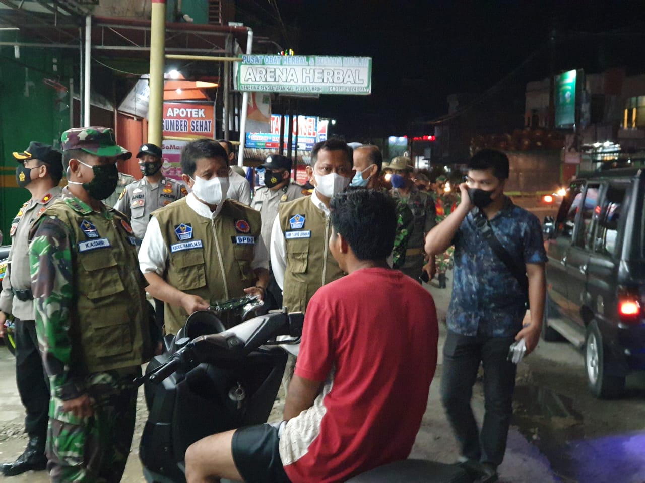 Dilarang Mudik, Kapolres Bersama PLH Bupati Rohul Laksanakan Yustisi