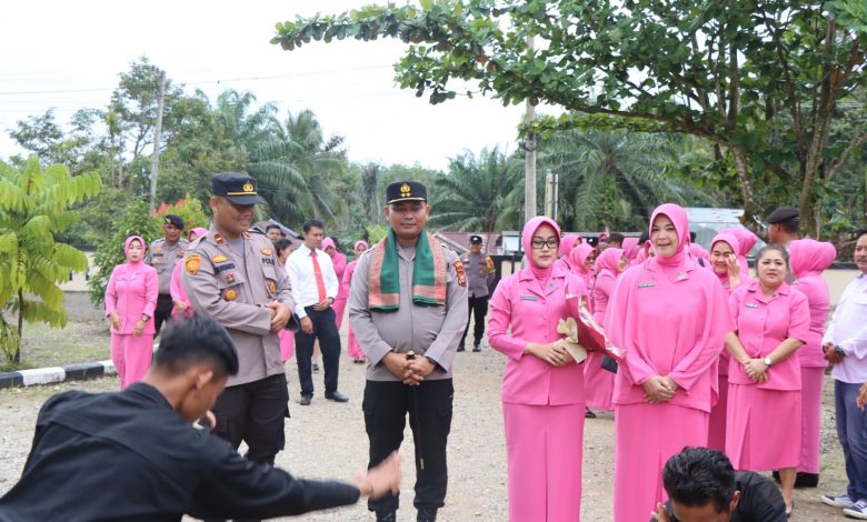 Bhayangkari Polres Rohul Lakukan Kunjungan Kerja ke Bhayangkari Polsek Rambah Samo