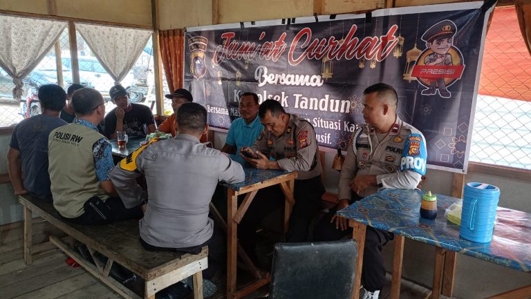 Program Jumâ€™at Curhat, Personil Polsek Tandun Tampung Keluh Kesah Masyarakat maraknya peredaran narkoba desa koto Tandun