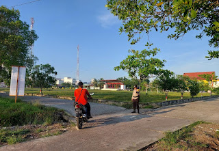 Antisipasi Lakalantas Waktu Pagi, Polsek Kuala Kampar Lakukan Ini 