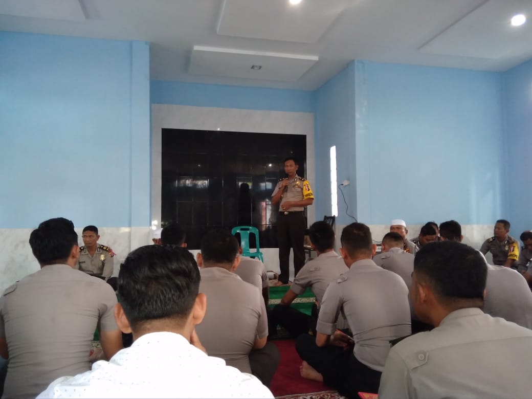 Personil Polres Kep. Meranti Mengikuti Kegiatan Binrohtal