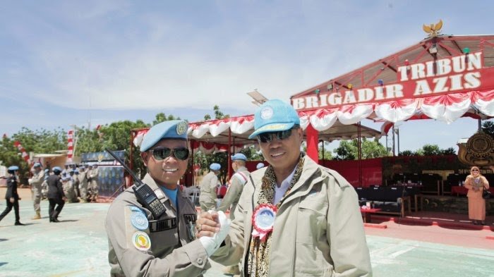 Personil Polres Bengkalis Ini Terima Unamid Medal Pasca Pulang Penugasan Perdamaian PBB