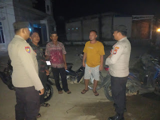 Polsek Tempuling Gelar KRYD Sasar Premanisme dan Gangguan Kamtibmas