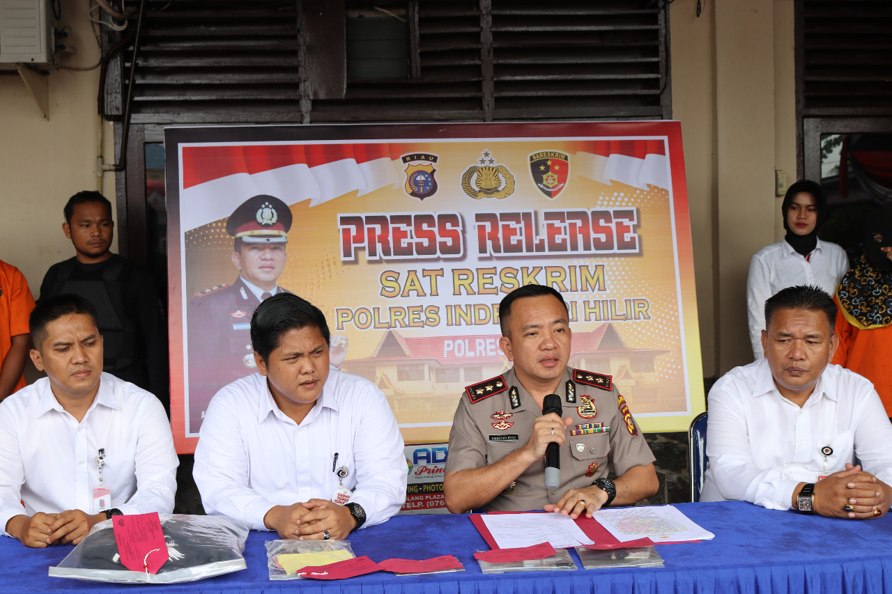 Polres Inhil Release Kasus Curanmor Di 8 TKP