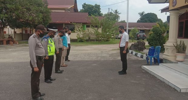 Polsek Pangkalan Kuras Melaksakan Kegiatan Rutin AKB, Patroli Karhutla dan KRYD