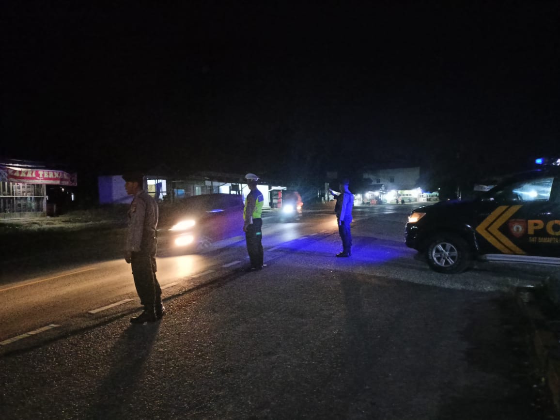 Patroli Blue Light, Polsek Bandar Sei Kijang Cegah Aksi Kejahatan